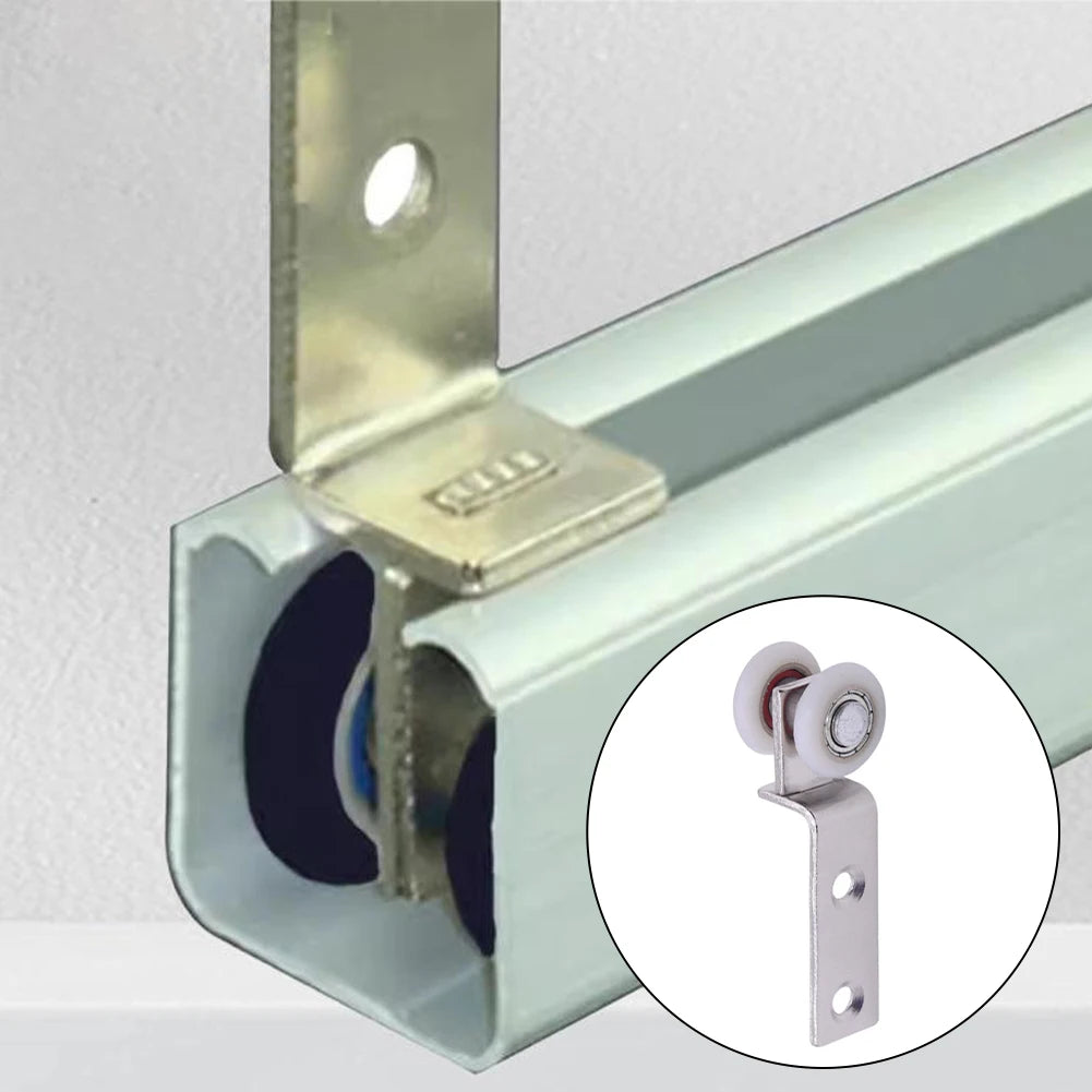 Sliding Door Pulley Block – Metal Bearing Curtain Rail Track Door Track Pulley Babs