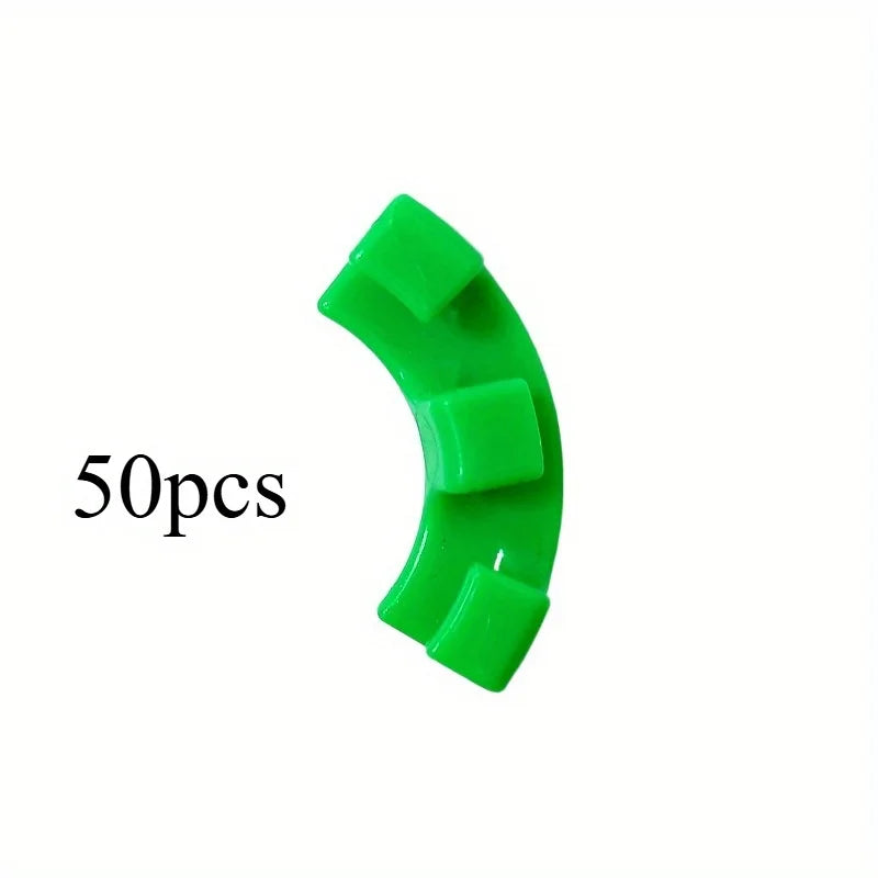 50pcs Plant Bending Clips – 90° Adjustable Training Clamps Plant Training Clips Babs Green