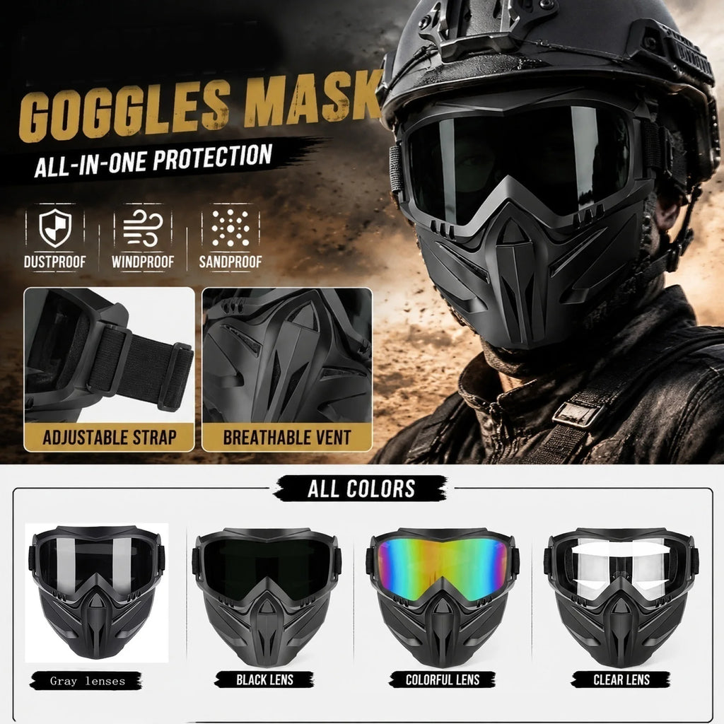 Auto-Darkening Welding Mask & Goggle – Windproof, Adjustable Welding Mask Goggle Babs