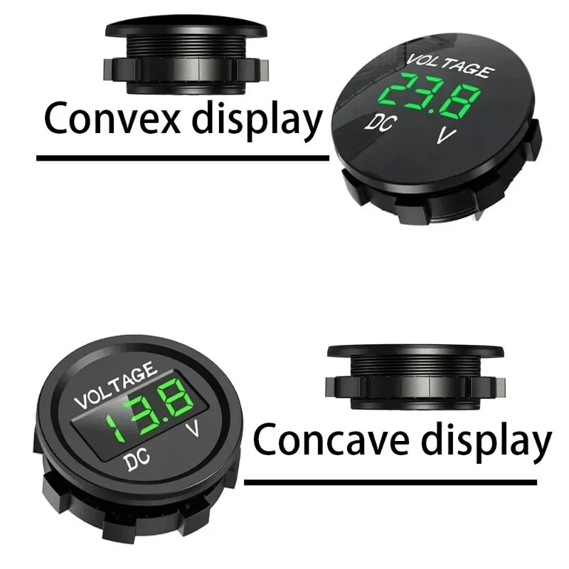 Universal DC LED Digital Voltmeter 5–48V Battery Voltage Monitor Digital Voltage Meter Babs