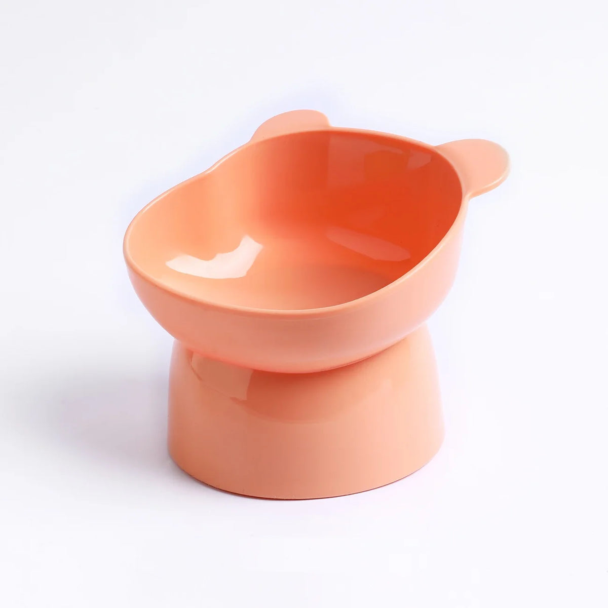 Elevated Tilted Cat Bowl – Nonslip, No Spill Raised Feeder Elevated Cat Bowl Babs (2)-1pcs