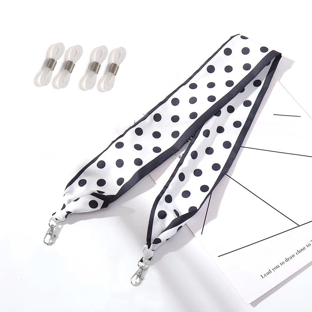 Floral Glasses Chain Lanyard – Acrylic Nylon Neck Strap Glasses Chain Lanyard Babs BW