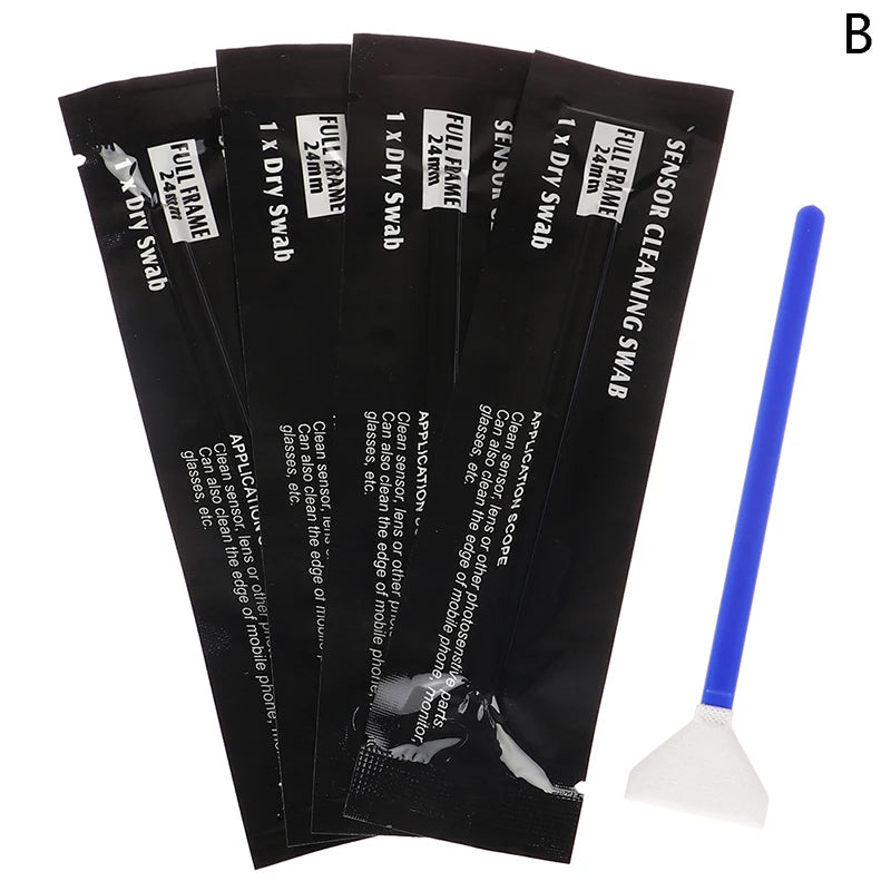 5-Pack Camera Sensor Cleaning Swabs Kit 12mm & 24mm APS-C Camera Cleaning Swabs Babs 24mm dry