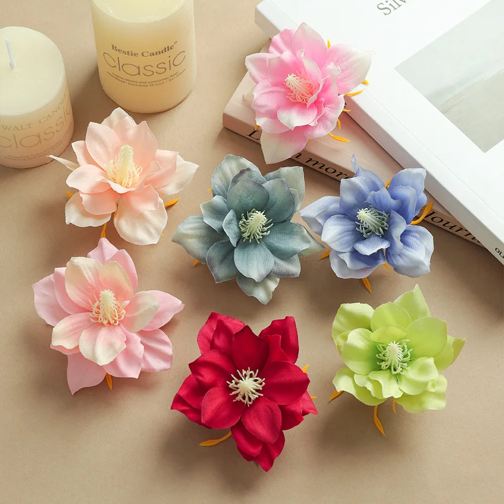 10Pcs Silk Peony Artificial Flowers for Wedding & Home Décor Artificial Silk Flowers Babs