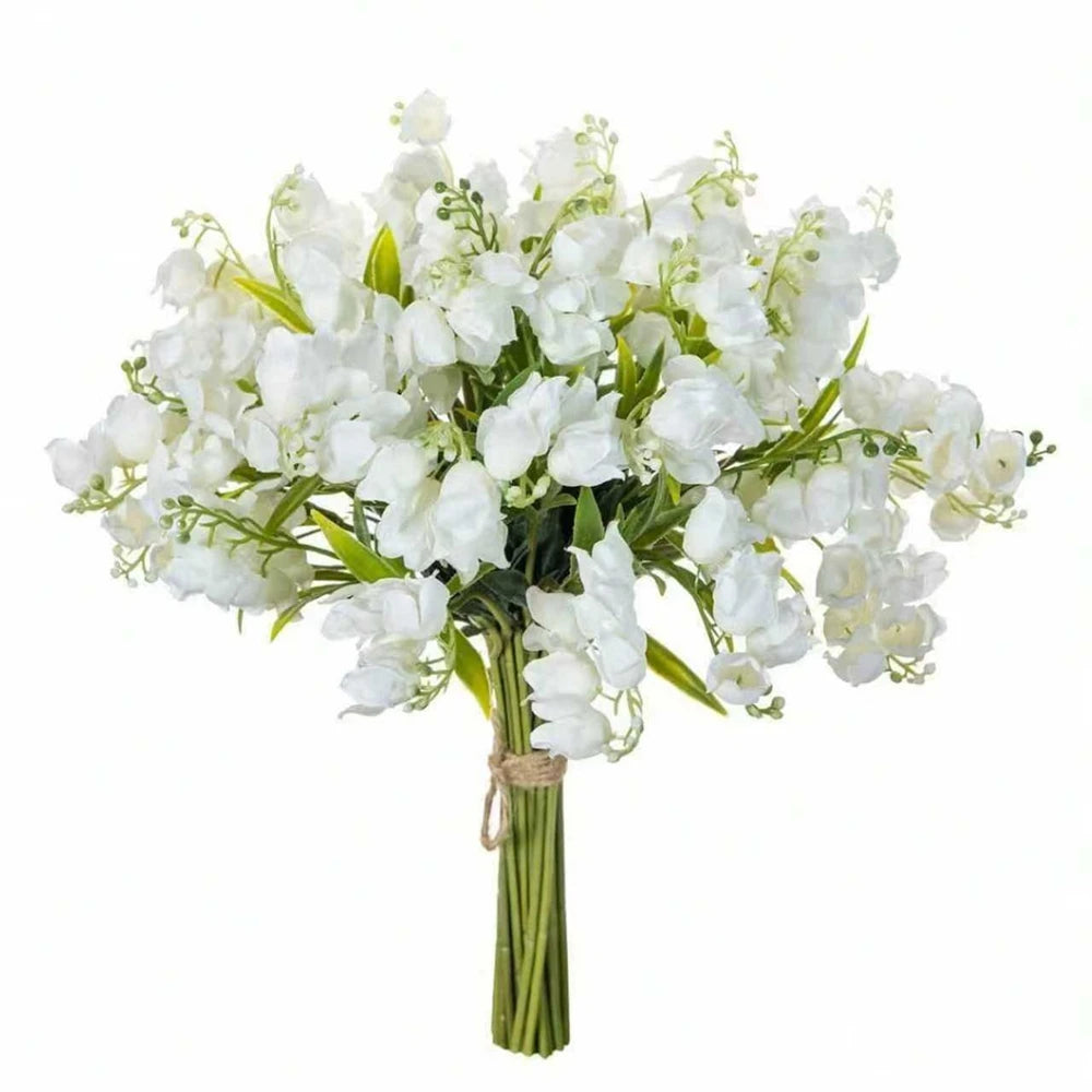 Artificial Canterbury Bell Flowers – Wedding & Home Décor Artificial Flowers Babs Beige 3 pcs