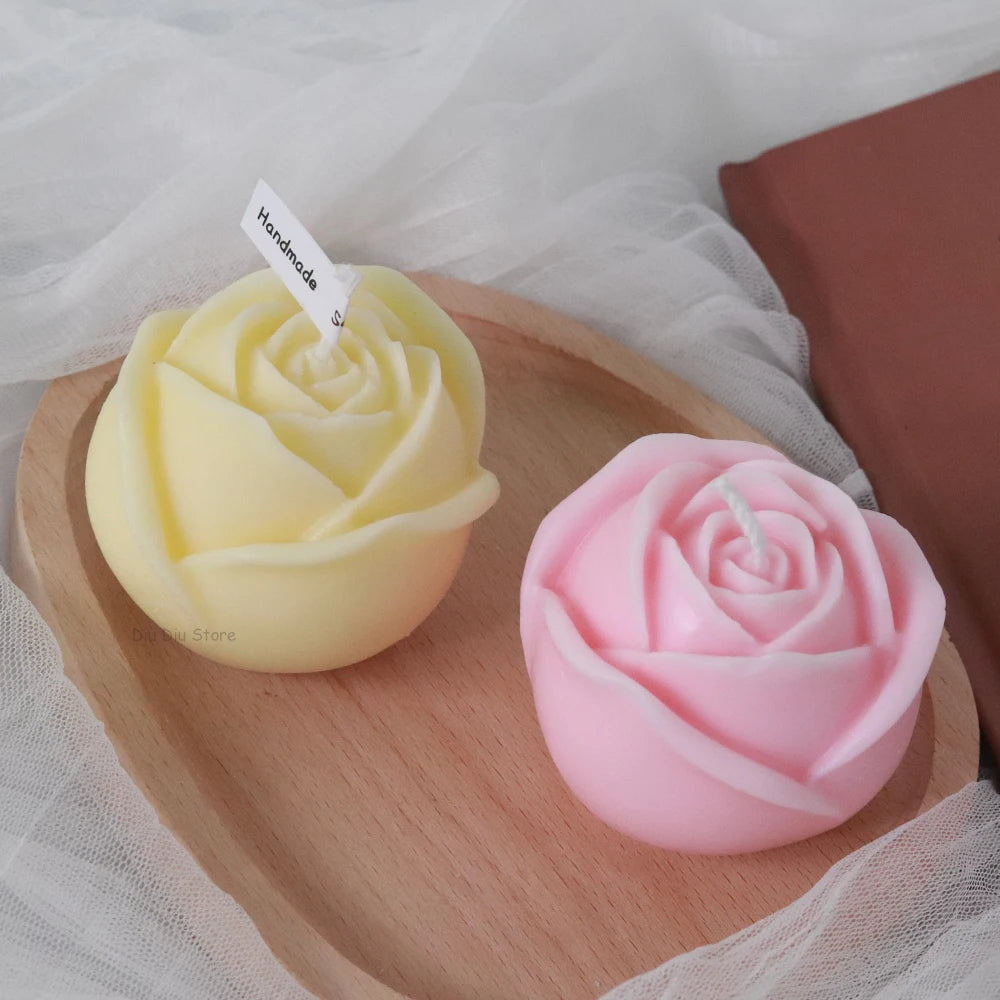 Rose Silicone Mold – DIY Candle, Soap, Resin & Chocolate Mold Silicone Craft Mold Babs