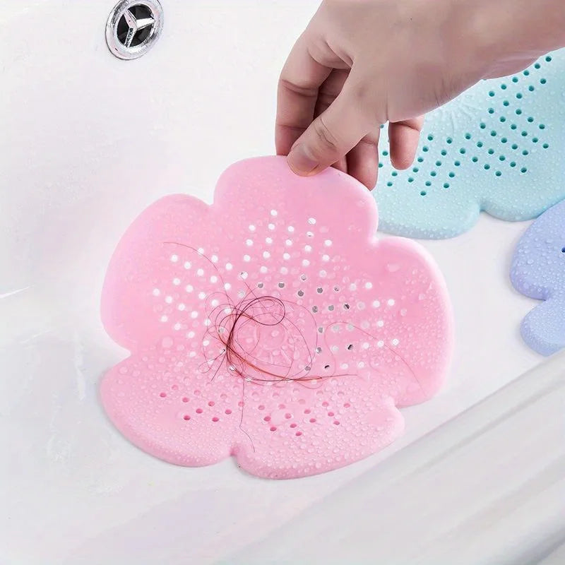 Silicone Floor Drain Hair Catcher – Cherry Blossom Filter Drain Hair Catcher Babs