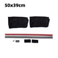 2pcs Car Side Window Sun Shade Curtains – UV Protection Blinds Car Window Curtain Babs Black 50x39cm