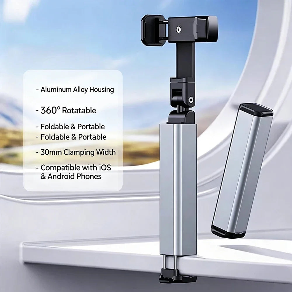 360° Portable Aluminum Phone Stand – Desktop & Travel Holder Phone Stand Holder Babs Aluminum