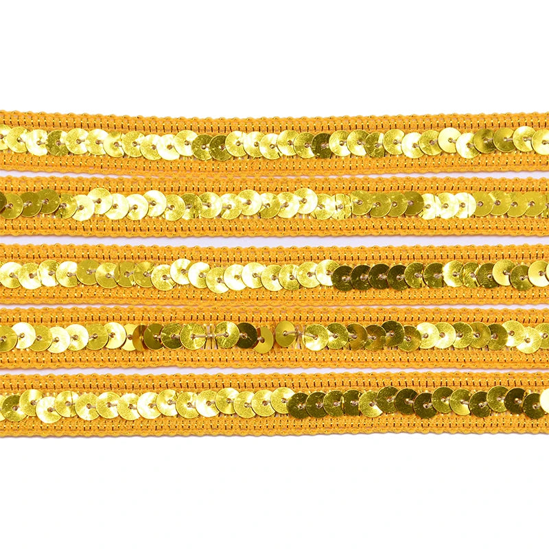 5M Sequin Ribbon Lace Trim 12mm – Bridal DIY Sewing Craft Sequin Lace Trim Babs B01 5M