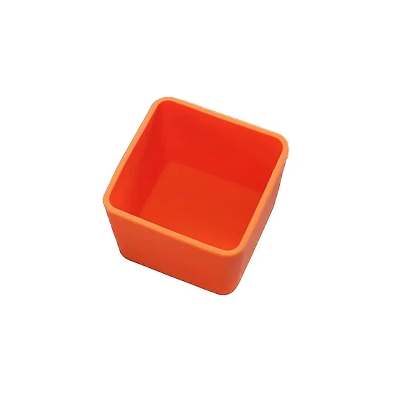 Silicone Bento Box Divider Cups – Reusable Lunch Organizer Bento Box Divider Babs Orange-90ML