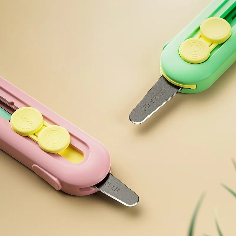 Magnetic Letter Opener & Box Cutter – Mini Stainless Steel Letter Opener Babs