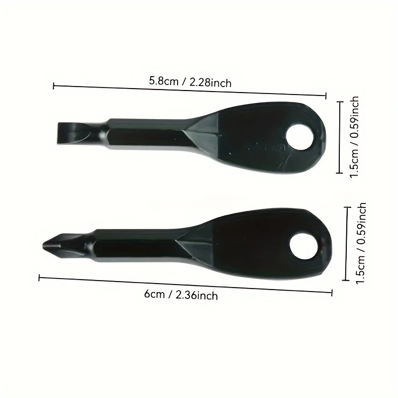 2pcs Mini Phillips Screwdriver Keyring Set – Pocket Repair Tool Mini Screwdriver Set Babs