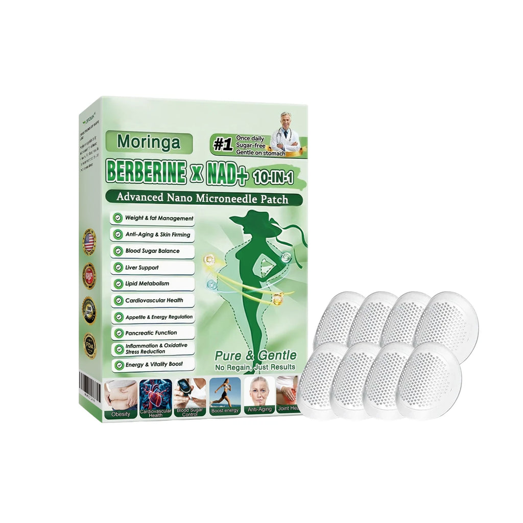 10-in-1 Nano Microneedle Patches – Firming & Moisturizing (7 Pcs) Microneedle Skin Patch Babs