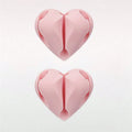 2pcs Heart-Shaped Cable Winder Organizer & USB Cable Clips Cable Winder Clips Babs Pink x 2pcs