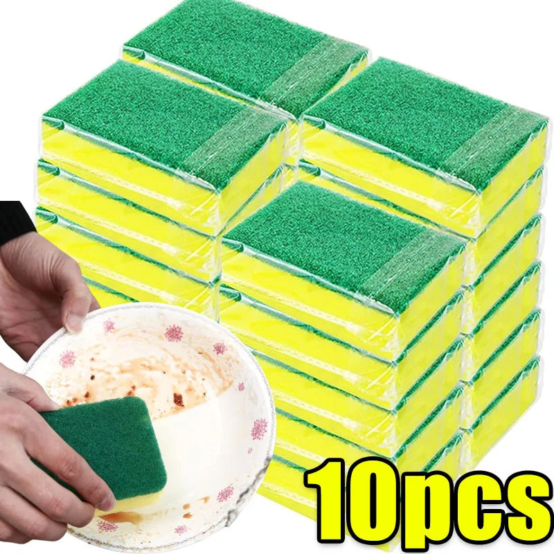 Heavy Duty Dish Scrubber Sponge – Stink-Free Kitchen Cleaning Kitchen Scrubber Sponge Babs 10pcs