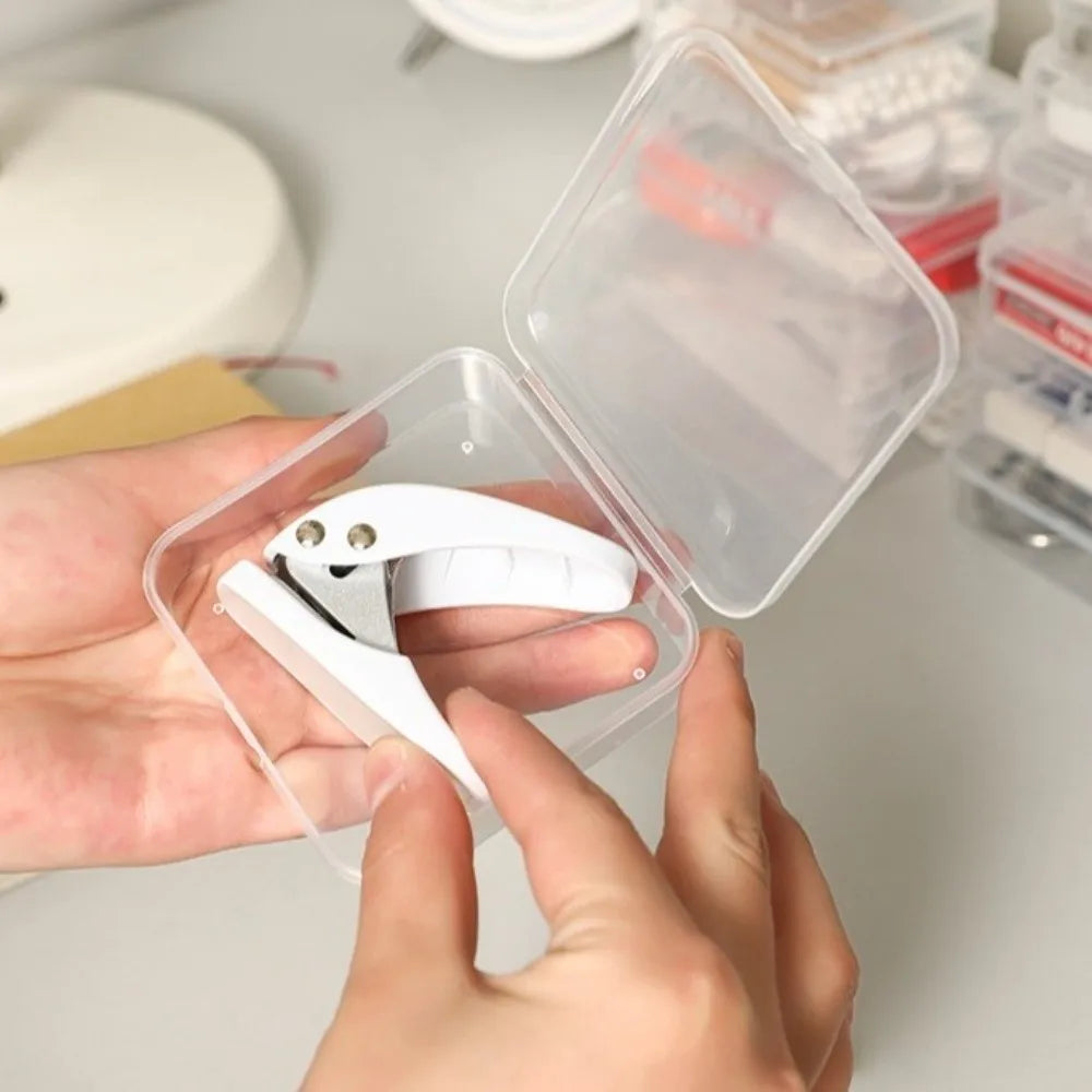 Mini Transparent Flip-Cover Storage Box – Jewelry & Craft Plastic Storage Box Babs