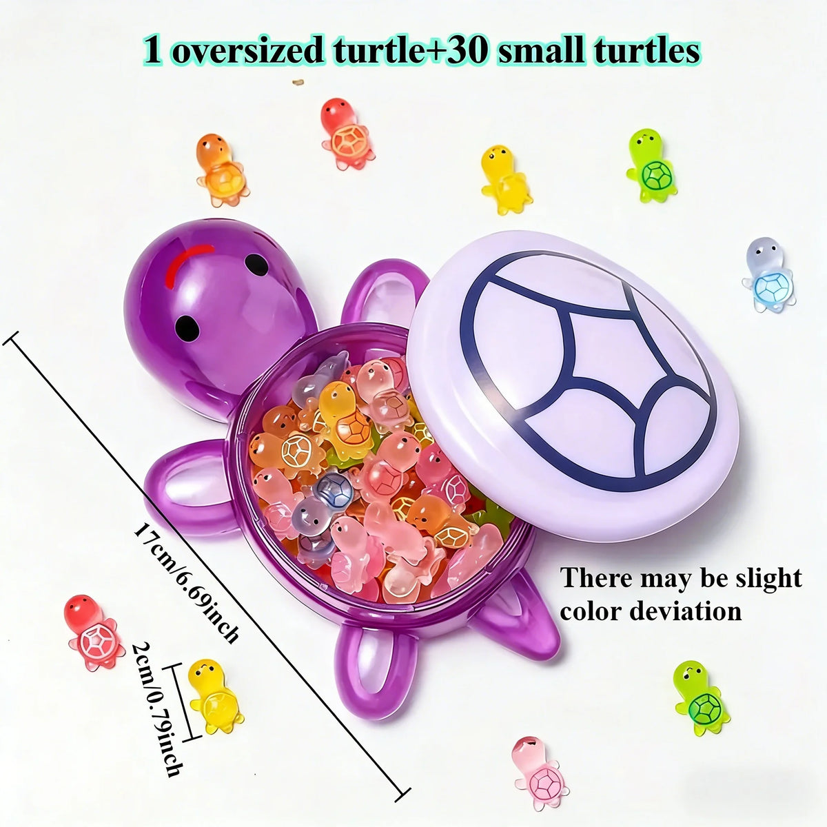Glow-in-the-Dark Resin Turtle Statue | Bonsai Home Decor Resin Decor Figurine Babs 04