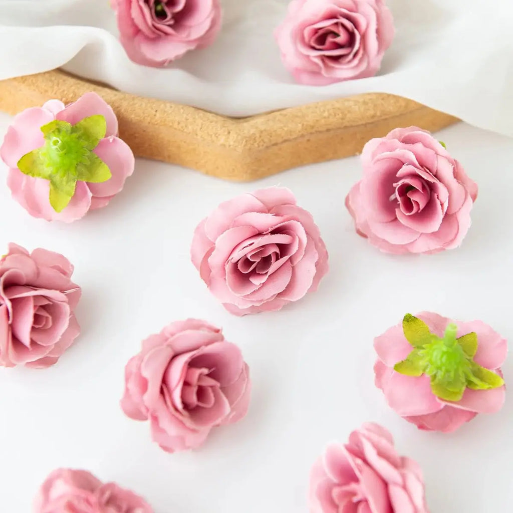Artificial Silk Rose Tea Buds 10/20pcs – Wedding & Home Décor Artificial Silk Flowers Babs Color2 10 pcs