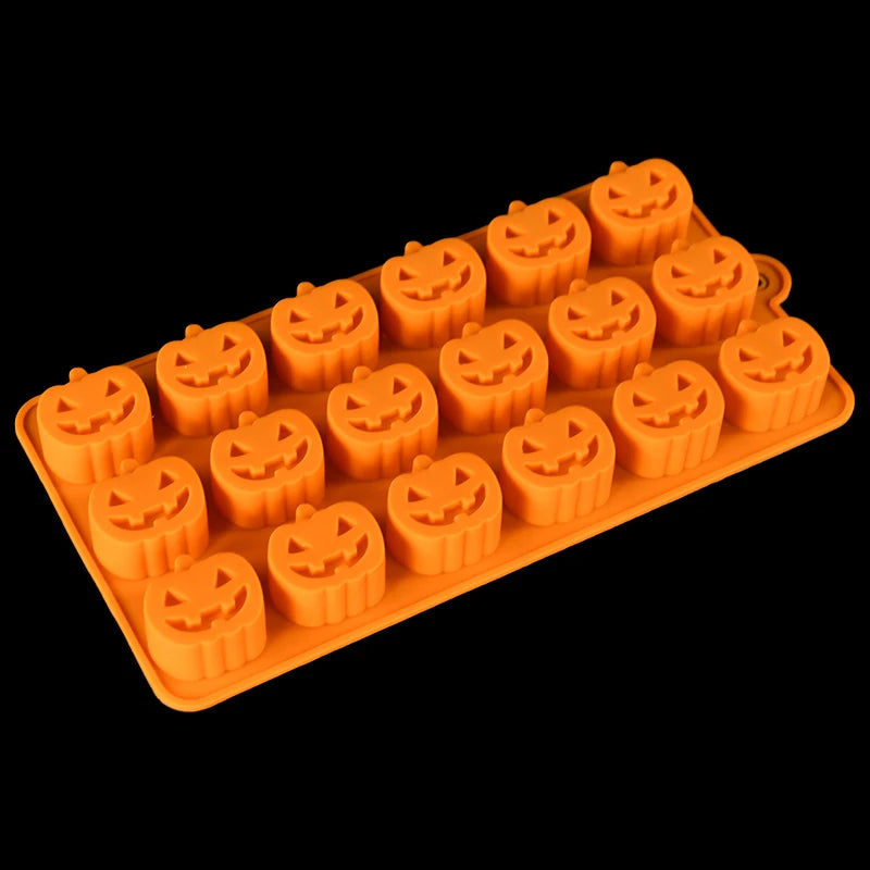 Halloween Silicone Mold – Pumpkin Ghost Bat Chocolate & Candy Silicone Baking Mold Babs