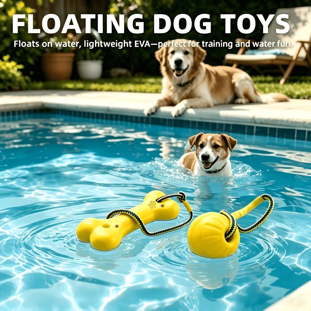 Floating Dog Water Fetch Toys – Bumpers for Lake, Beach & Pool Dog Water Toy Babs