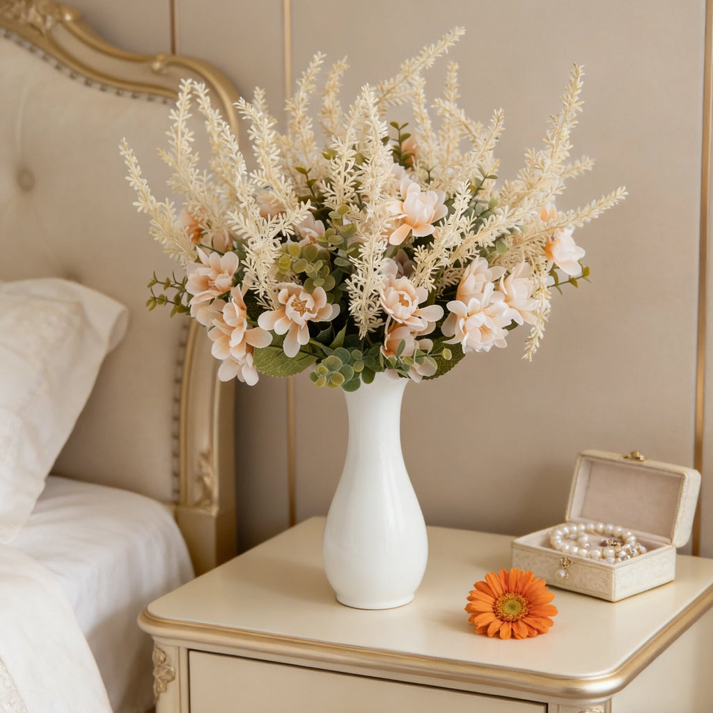 Silk Artificial Chrysanthemum Flowers – Wedding & Home Décor Artificial Silk Flowers Babs