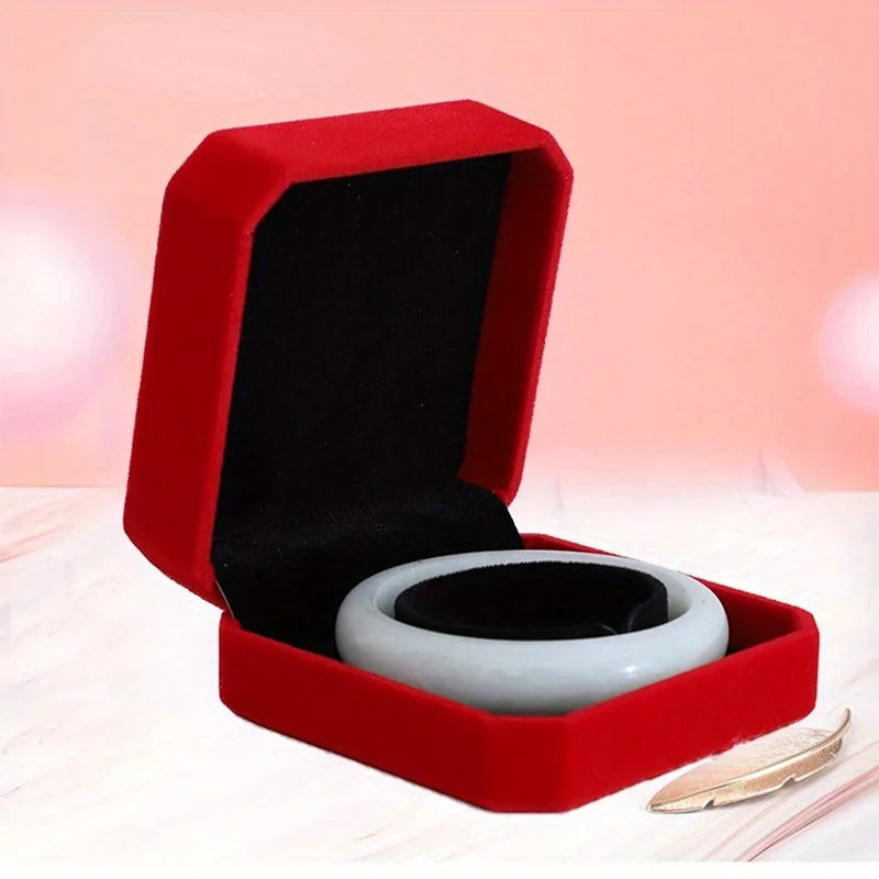 Velvet Octagonal Bracelet Jewelry Box – Elegant Gift Display Jewelry Display Box Babs