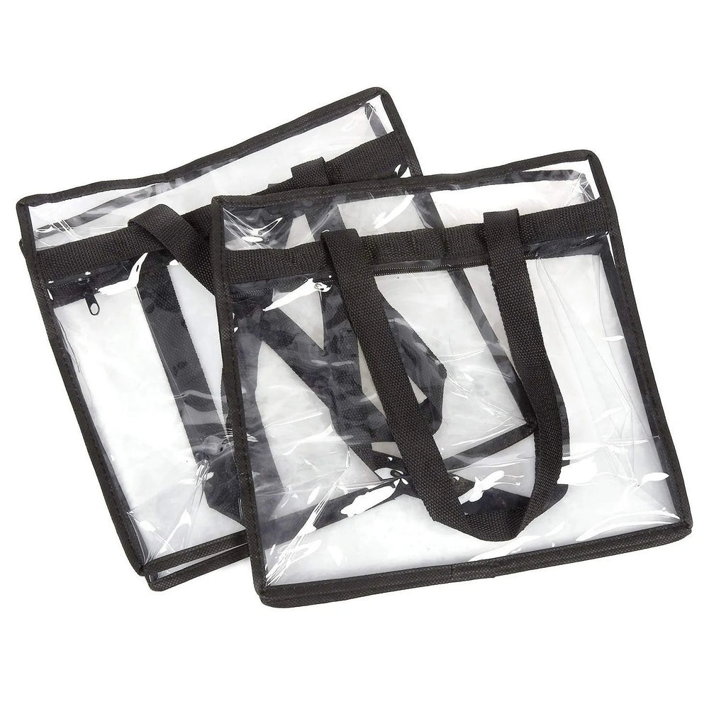 Clear PVC Tote Bag – Large Waterproof Zipper Shoulder Bag Clear PVC Tote Bag Babs
