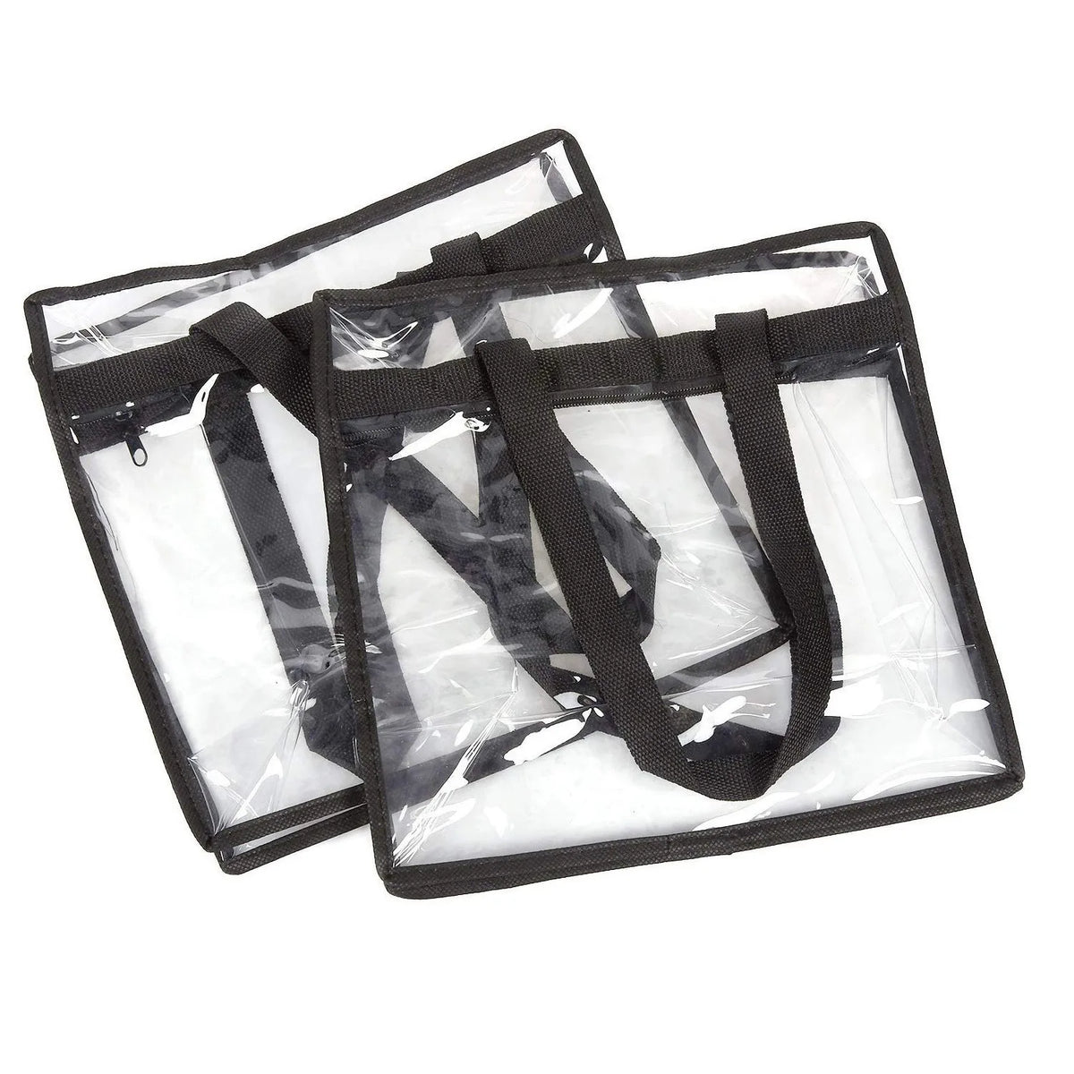 Clear PVC Tote Bag – Large Waterproof Zipper Shoulder Bag Clear PVC Tote Bag Babs