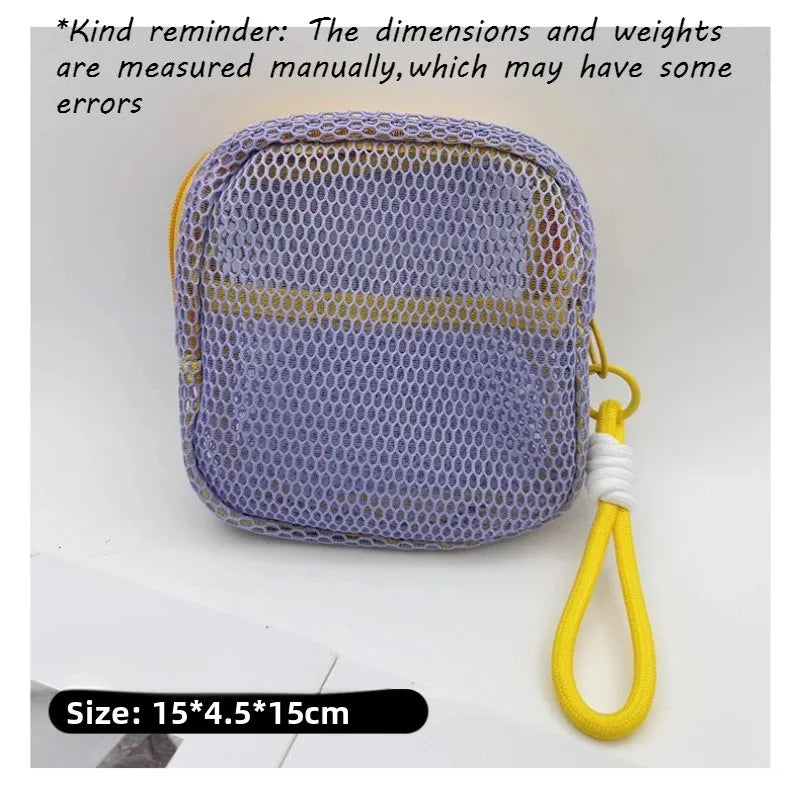 Mesh Cosmetic Bag – Travel Toiletry & Makeup Organizer Pouch Cosmetic Organizer Bag Babs