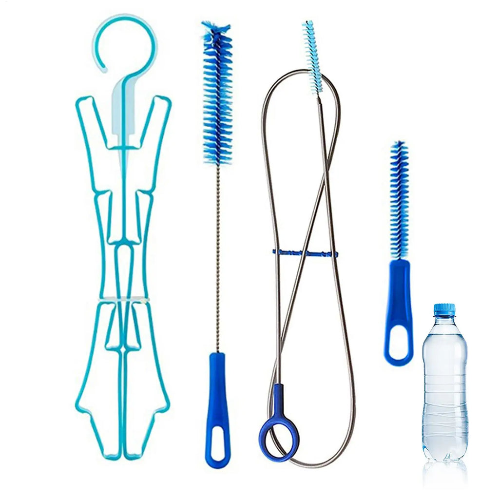 Hydration Bladder Cleaning Brush Kit – 4-Piece Water Bag Set Hydration Bladder Cleaner Babs