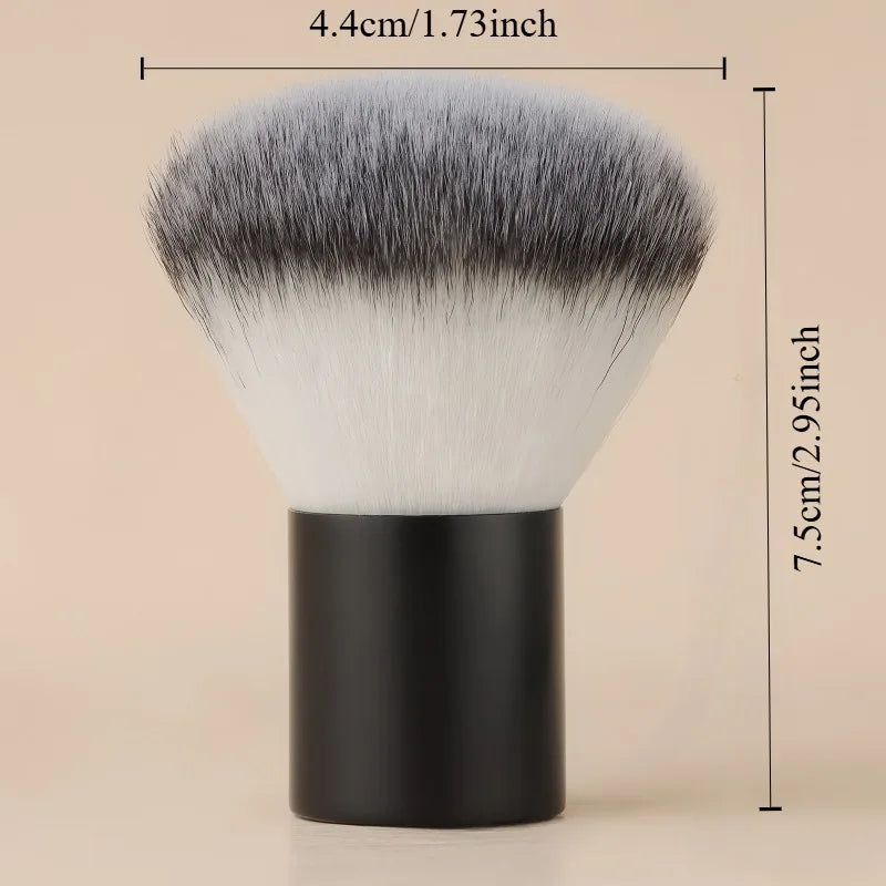 Fluffy Kabuki Brush – Foundation, Bronzer & Blush Makeup Kabuki Makeup Brush Babs