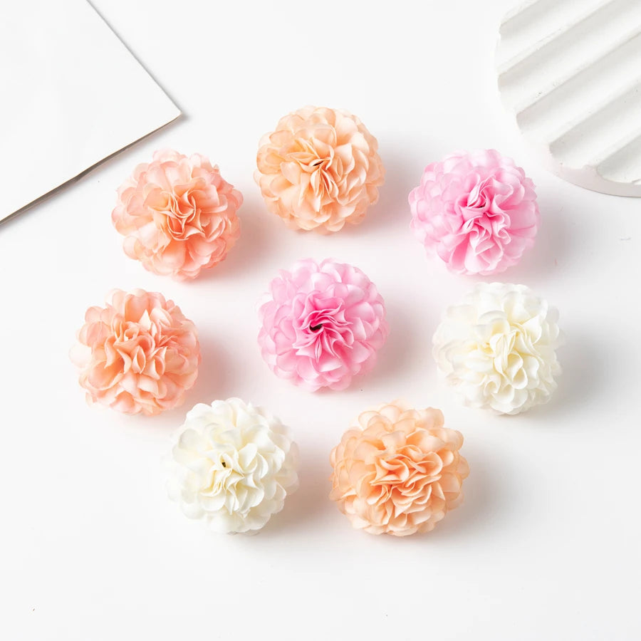 Silk Carnation Artificial Flowers for Wedding & DIY Decor 10/20Pcs Artificial Silk Flowers Babs