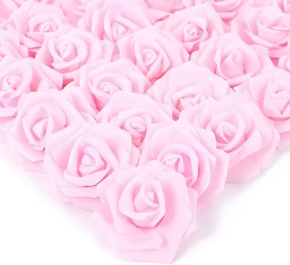 PE Foam Rose Heads 15/30 Pcs – Wedding, Holiday & DIY Décor Artificial Flower Heads Babs