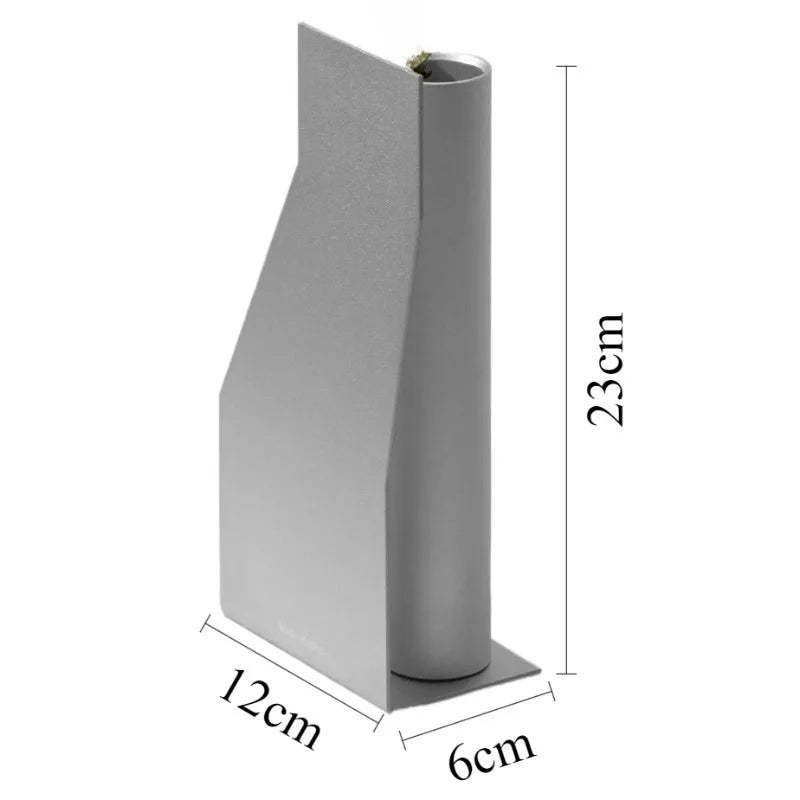 Modern Metal Aluminum Decorative Vase – Luxury Silver Home Décor Decorative Metal Vase Babs