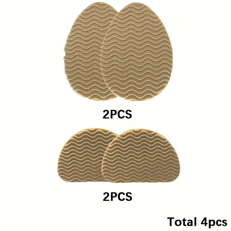 Anti-Slip Rubber Shoe Sole Pads – 4 Pcs | TPR Grip & Noise Reduction Shoe Sole Pads Babs