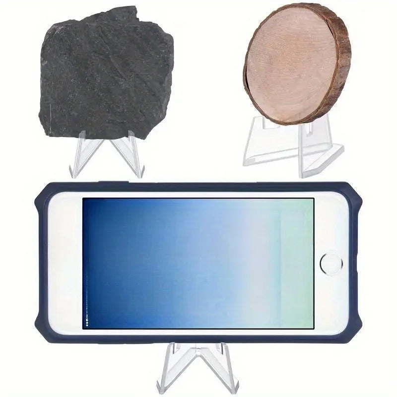 Mini Clear Acrylic Easel Stands for Cards, Coins & Collectibles Acrylic Display Stand Babs