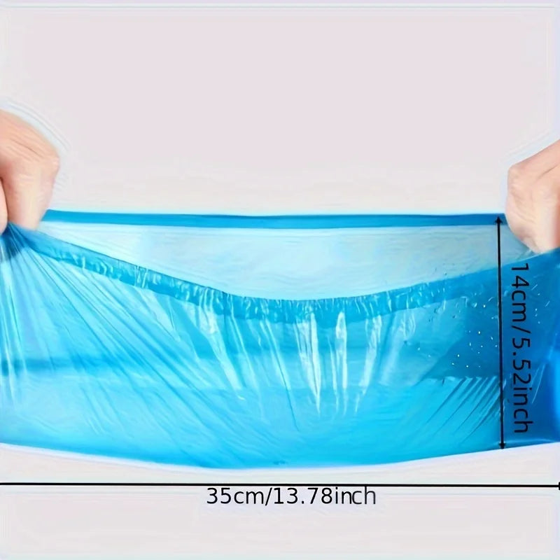 100-Pack Disposable Waterproof Shoe Covers – Travel & Home Disposable Shoe Covers Babs