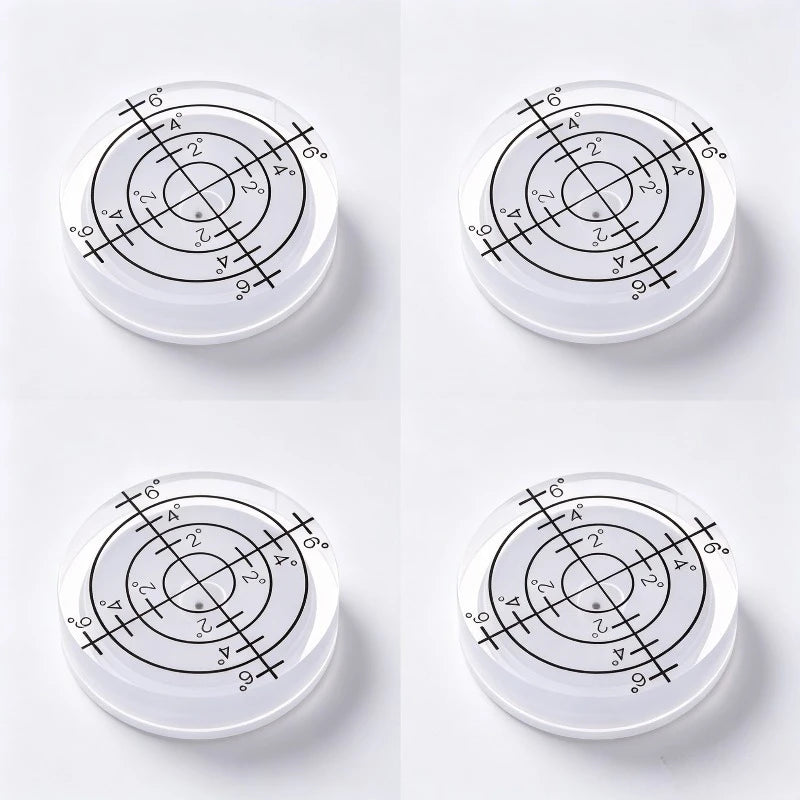 4PCS 32mm Mini Round Bubble Level – Precision Measuring Tool Spirit Bubble Level Babs indigo