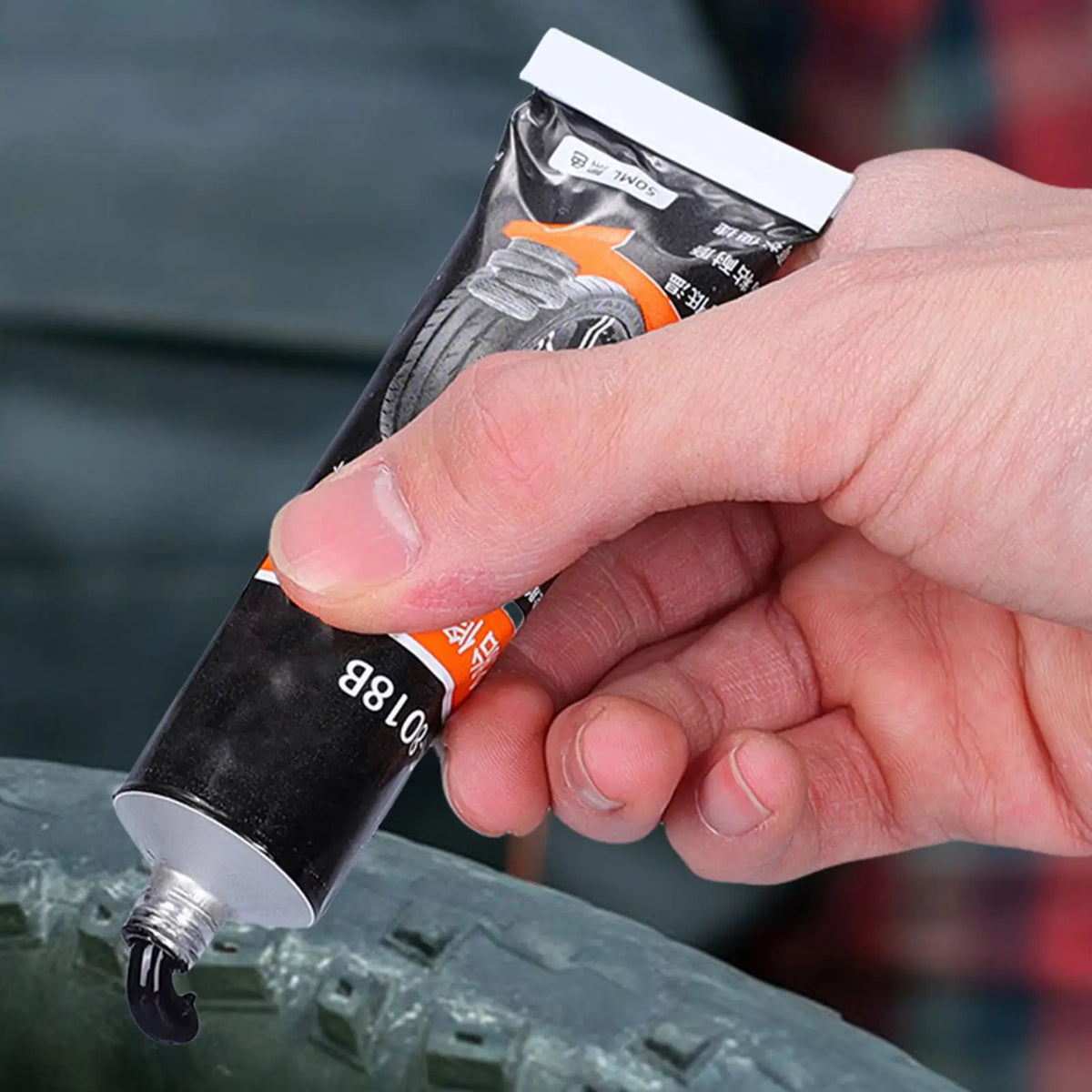 50ml Tire Repair Glue – Waterproof High Temp Rubber Adhesive Tire Repair Adhesive Babs