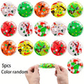 Christmas Glitter Squeeze Balls – Sensory Toy Party Fillers Squeeze Sensory Toy Babs 5Pcs