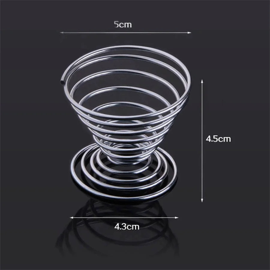 Stainless Steel Spring Egg Rack – Steamer Tray & Egg Holder Egg Steamer Rack Babs