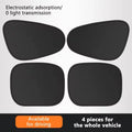 Electrostatic Car Side Window Sun Shade – 99.9% UV Blocker Car Window Sun Shade Babs Front-Rear 4pcs