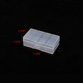 CR123A 16340 CR2 Battery Storage Box – 2 &amp; 4 Slot Clear Case Battery Storage Case Babs A3