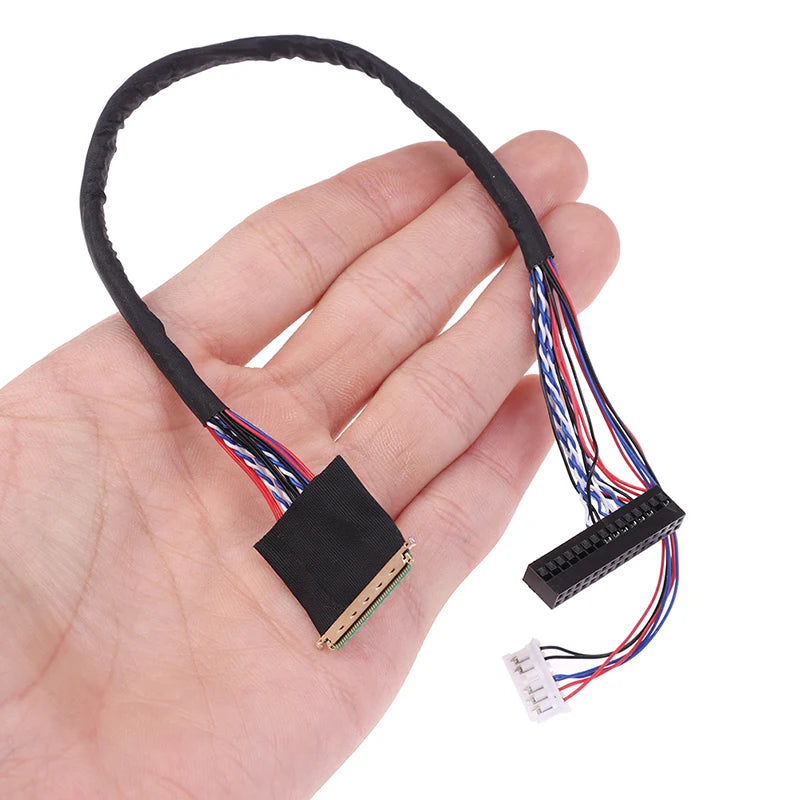 40 Pin 6 Bit LVDS LCD Screen Cable for LED Display | HUXUAN LVDS Display Cable Babs