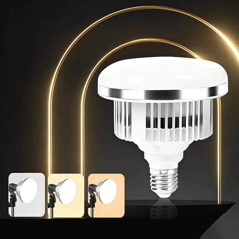 E27 Remote Control LED Bulb 3000K–6500K Photography Studio Lamp LED Photography Bulb Babs