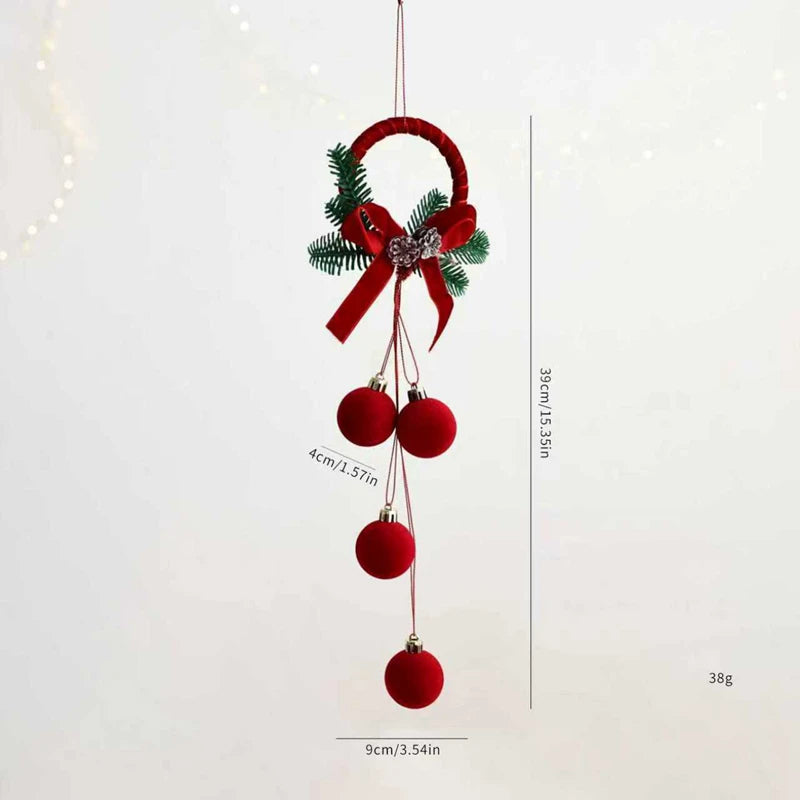 Nordic Bell Christmas Ball Ornaments – Tree Hanging Pendants Christmas Tree Ornaments Babs C