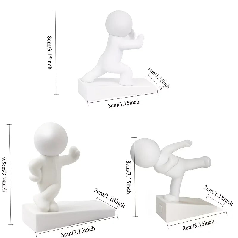 Christmas Door Stop Decoration – 3D Festive Anti-Slip Floor Mount Christmas Door Stop Babs