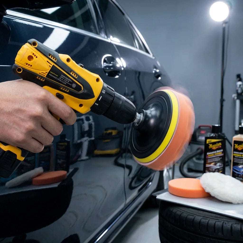 4" M10 Foam Polishing Pad Kit – 6pc Car Buffing & Waxing Set Car Polishing Pads Babs