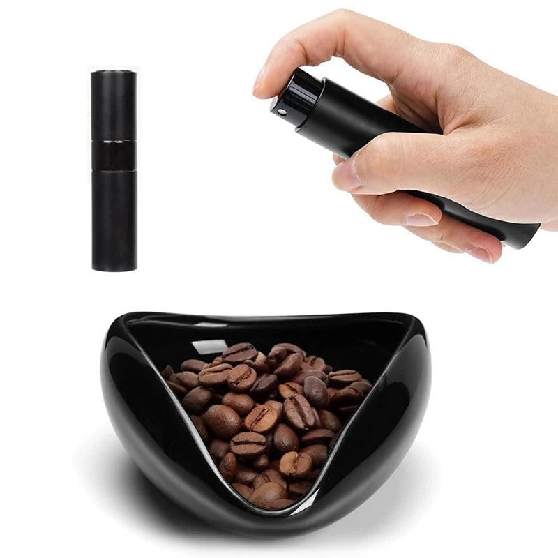 Ceramic Coffee Bean Dosing Cup, Measuring Tray & Spoon Set Coffee Dosing Set Babs